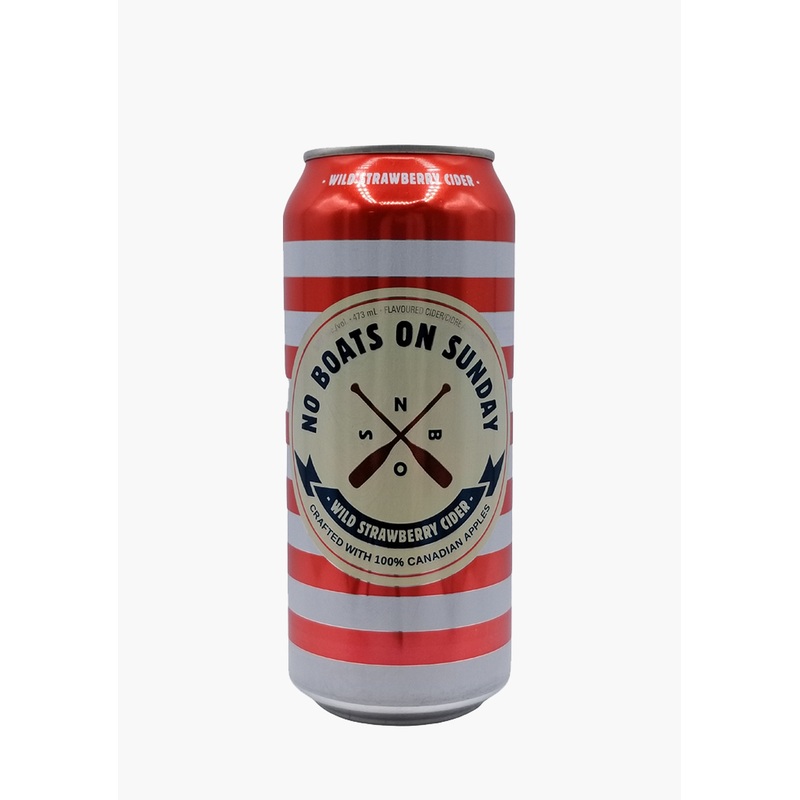 No Boats On Sunday ‘Wild Strawberry’ Cider – 4 X 473ML