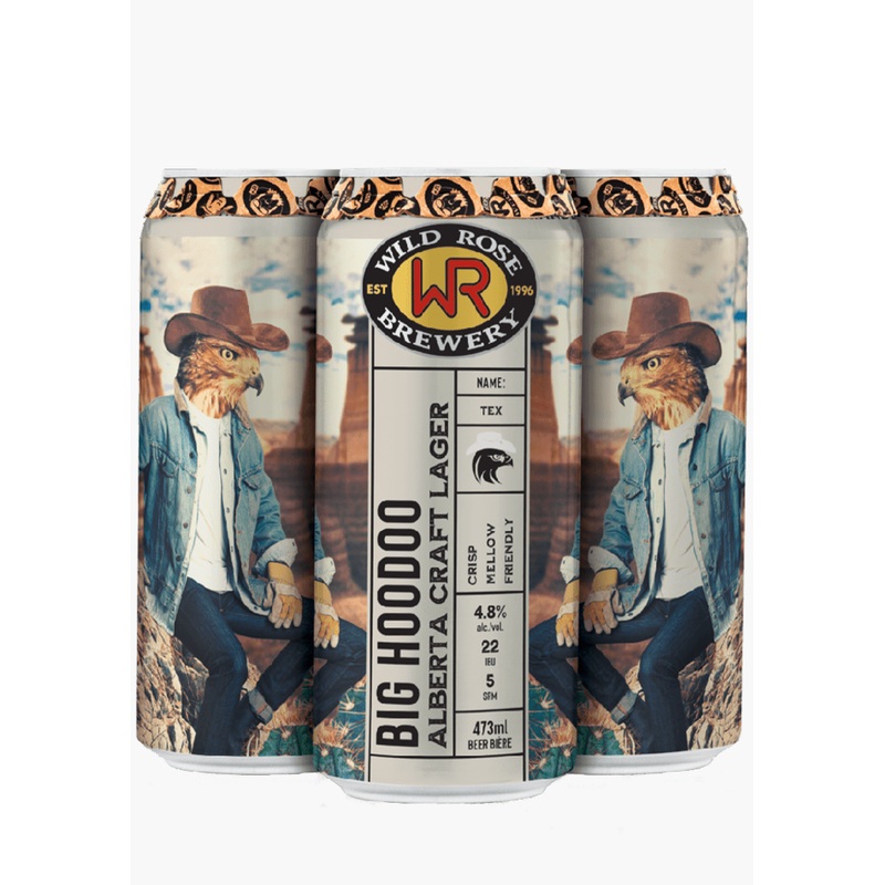 Wild Rose ‘Big Hoodoo’ Lager – 4x473ML