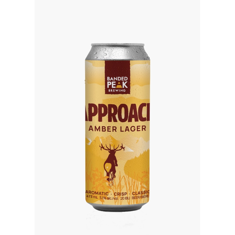Banded Peak Approach Amber Lager – 4x473ML