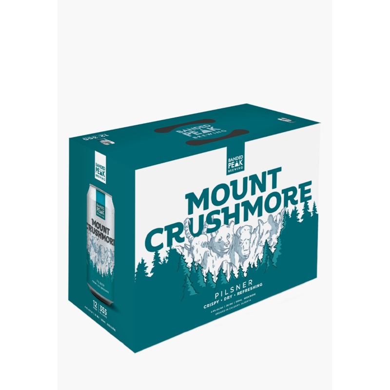 Banded Peak ‘Mount Crushmore’ Pilsner – 12x355ML