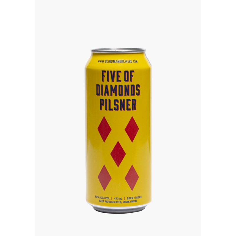 Blindman Brewing ‘Five of Diamonds’ Pilsner – 4x473ML