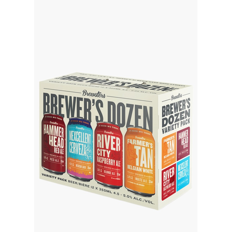 Brewsters ‘Brewer’s Dozen’ Variety Pack – 12 x 355ML