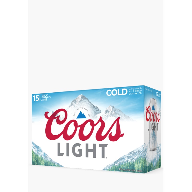 Coors Light Cans – 15x355ML|Canada|15 x 355ML