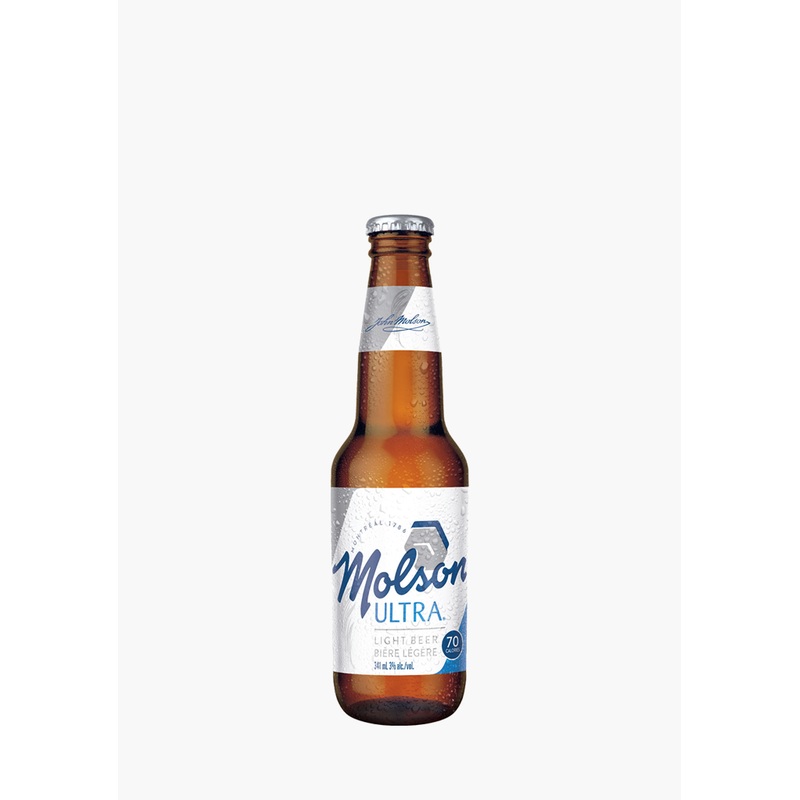 Molson Ultra Bottles – 12 x 341ML