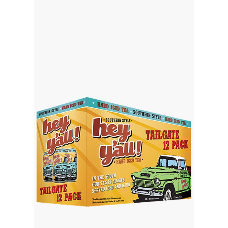 Hey Y’All Original Hard Iced Tea 12 x 341ML