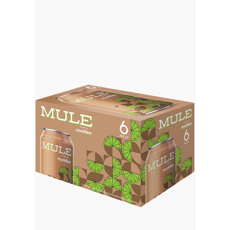 Muddlers Vodka Mule – 6x355ML|Canada|6x355ML