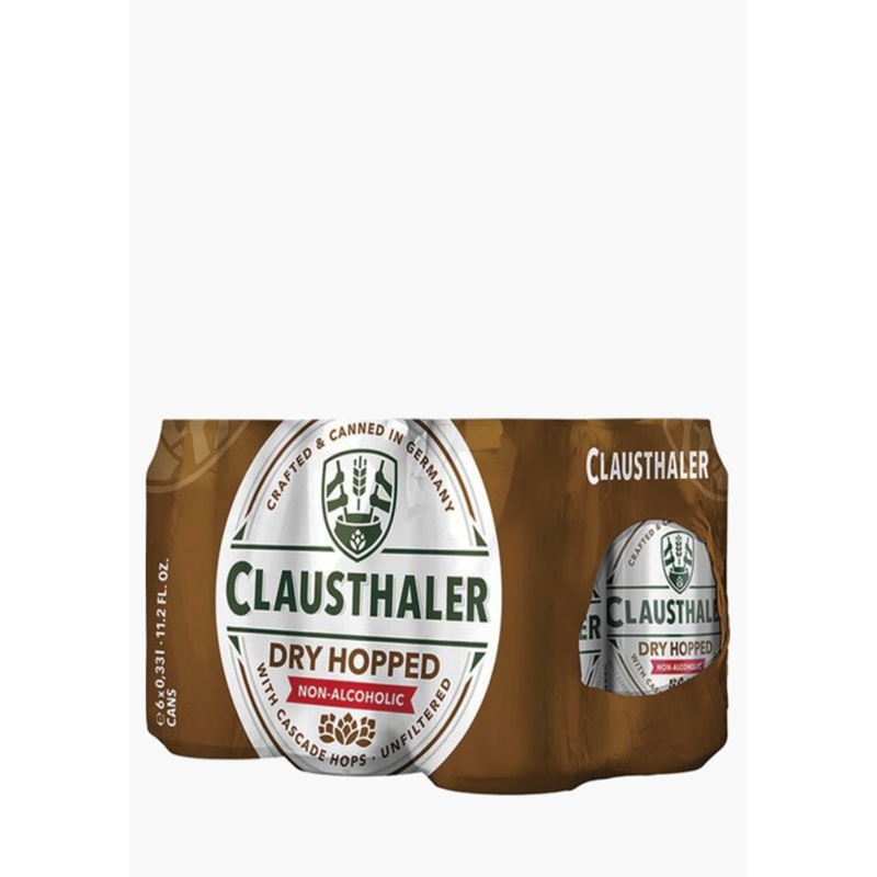 Clausthaler Dry Hopped Non Alcoholic – 6 X 330ML