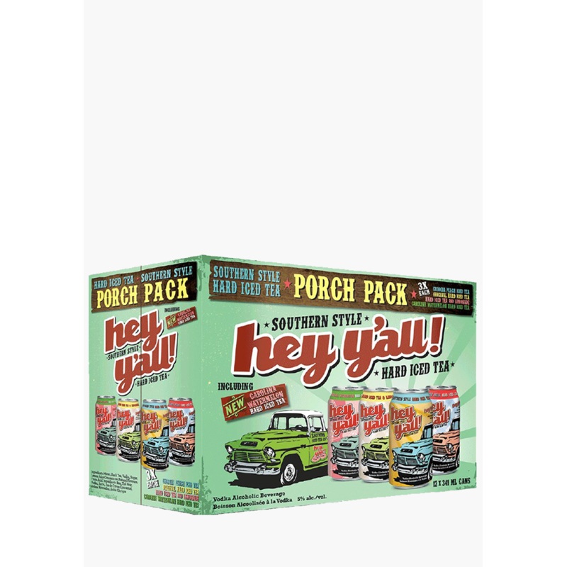 Hey Y’all ‘Porch Pack’ Mixer – 12x341ML