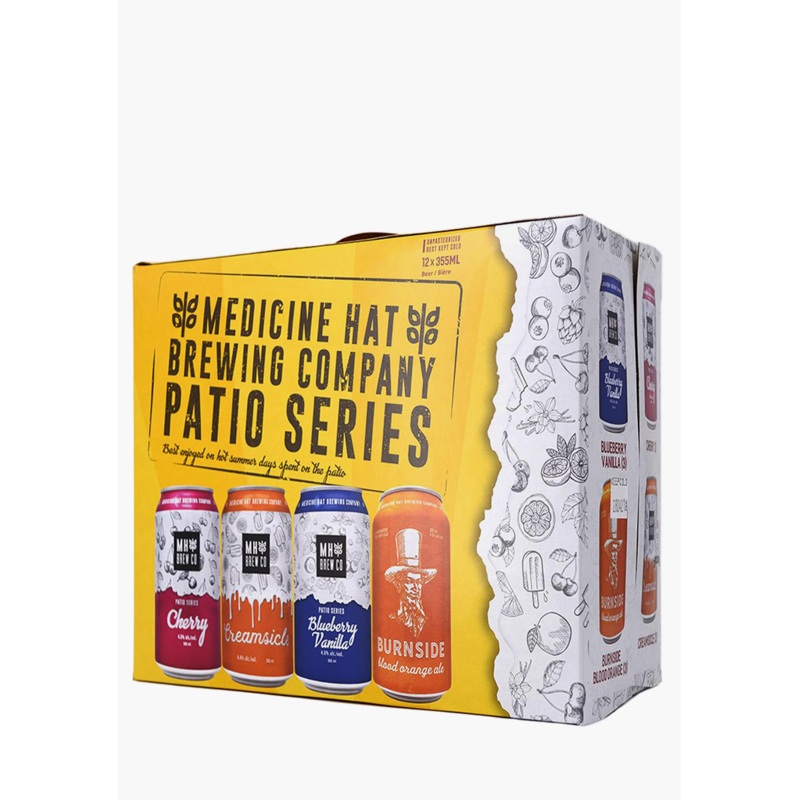Medicine Hat ‘Patio Series’ Mix Pack – 12 X 355ML