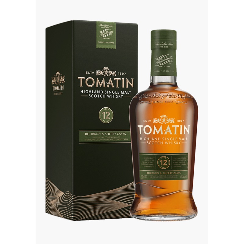 Tomatin 12 Year Old Highland Single Malt Scotch Whisky