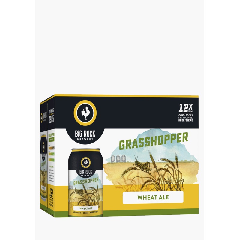 Big Rock ‘Grasshopper’ Wheat Ale – 12 X 355ML