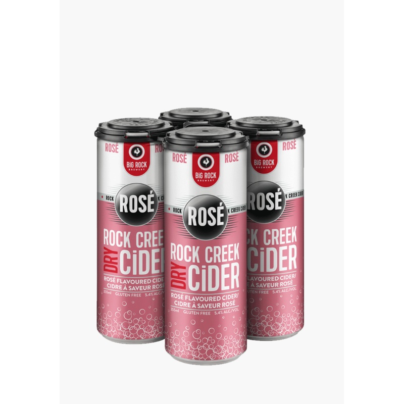 Big Rock ‘Rock Creek’ Dry Ros Cider – 4x355ML