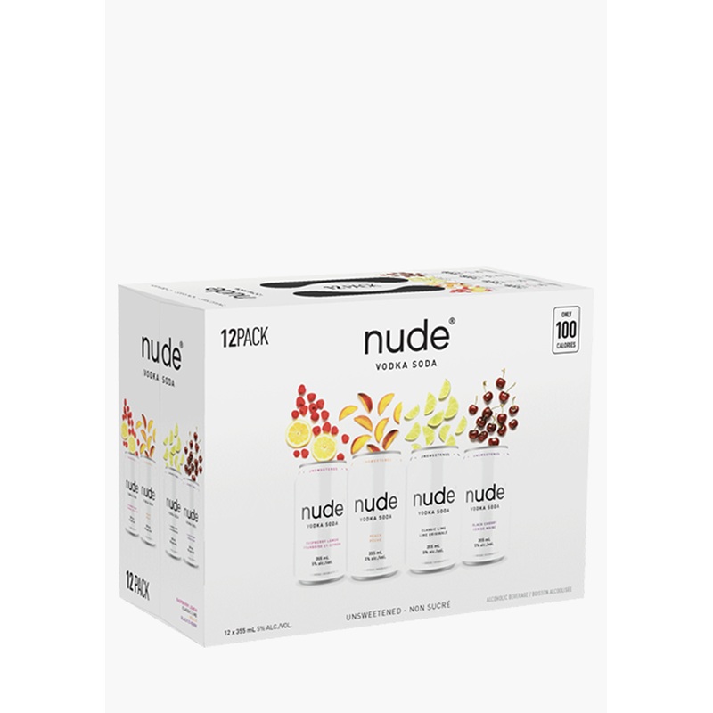 Nude Vodka Soda Mixer Pack – 12x355ML