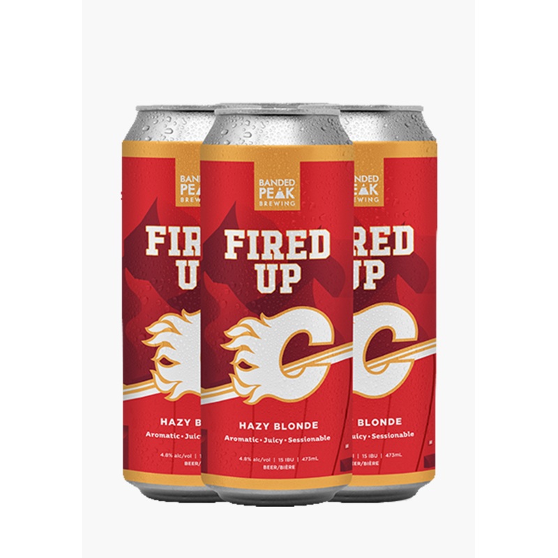 Banded Peak ‘Fired Up’ Hazy Blonde Ale – 4 X 473ML