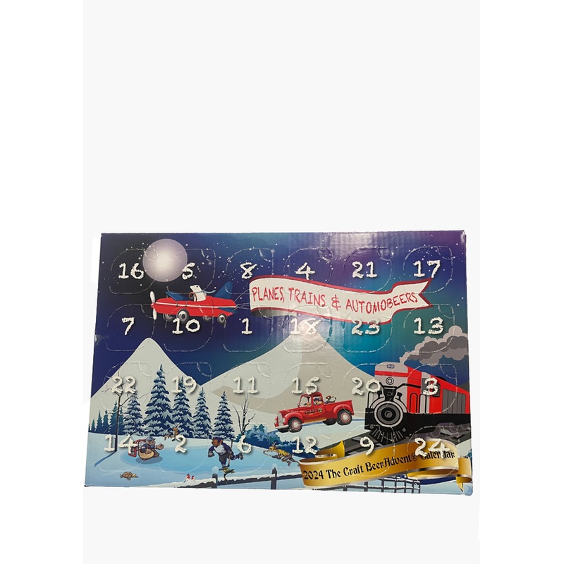 2024 Craft Beer Advent Calendar; ‘Planes, Trains & Automobeers’