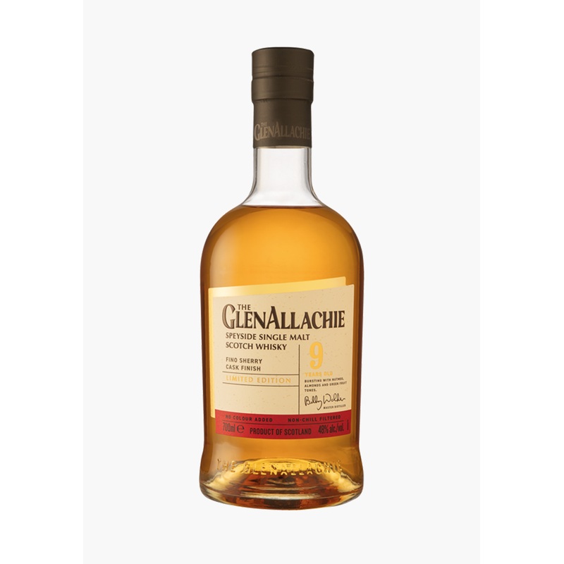 GlenAllachie Speyside Single Malt 9Yr  Fino Sherry Cask