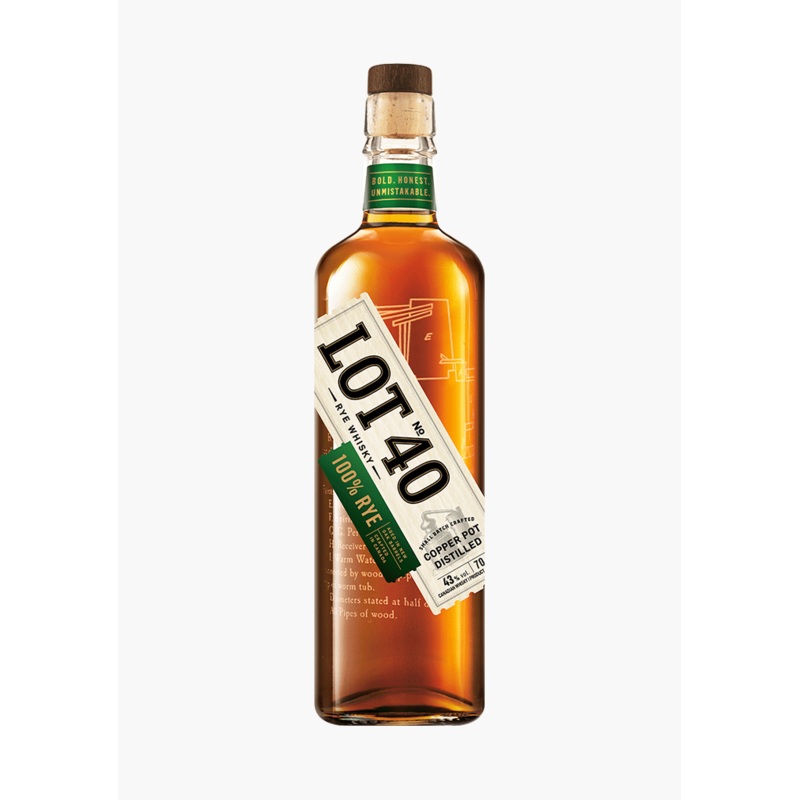 Lot No. 40 Single Copper Pot Still Canadian Whisky