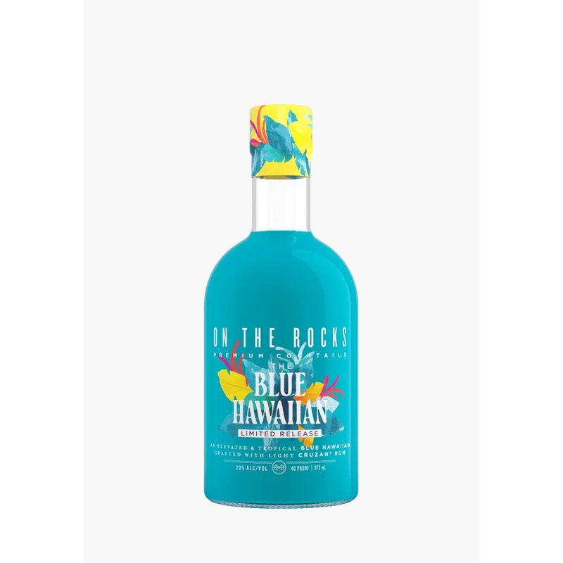 On The Rocks Blue Hawaiian – 375ML
