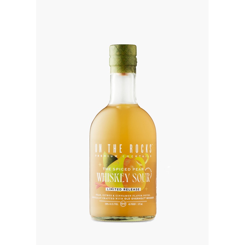On the Rocks Spiced Pear Whiskey Sour – 375ML