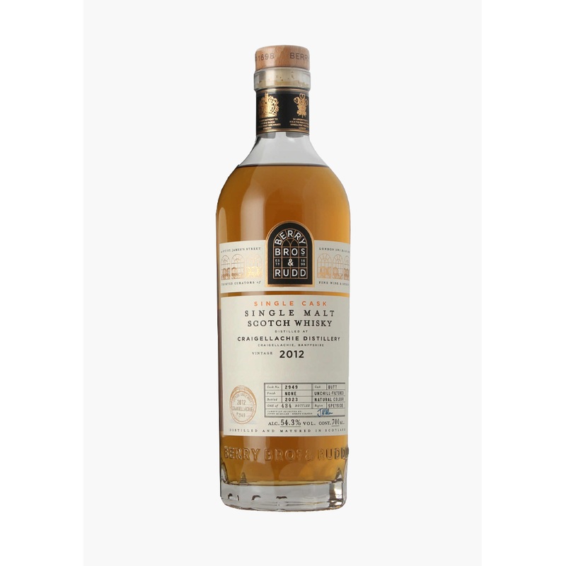 Berry Bros Craigellechie Single Malt 2012 (Cask 2949)