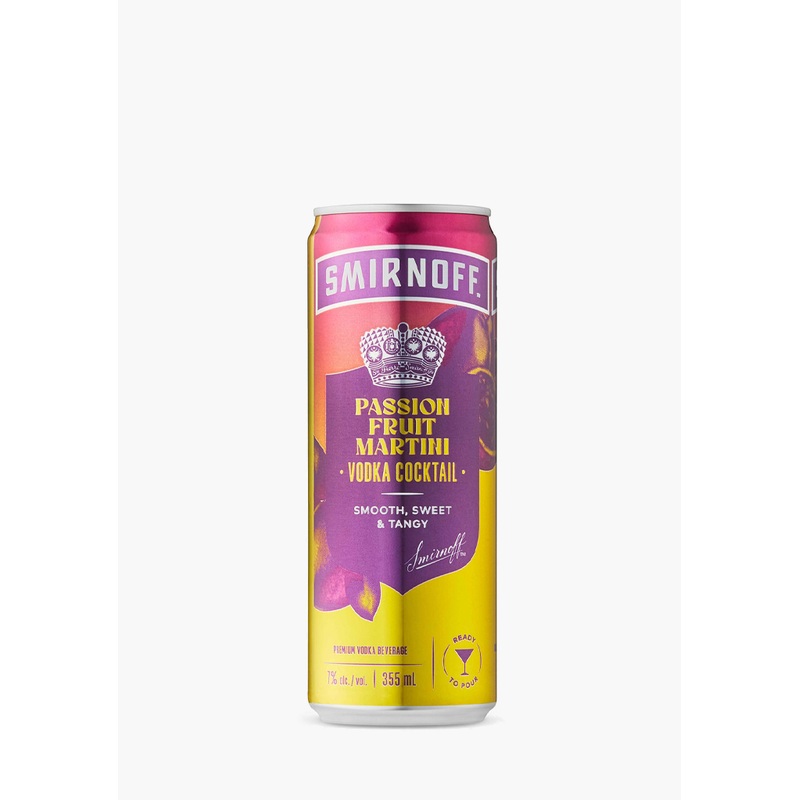 Smirnoff Passion Fruit Martini – 4x355ML