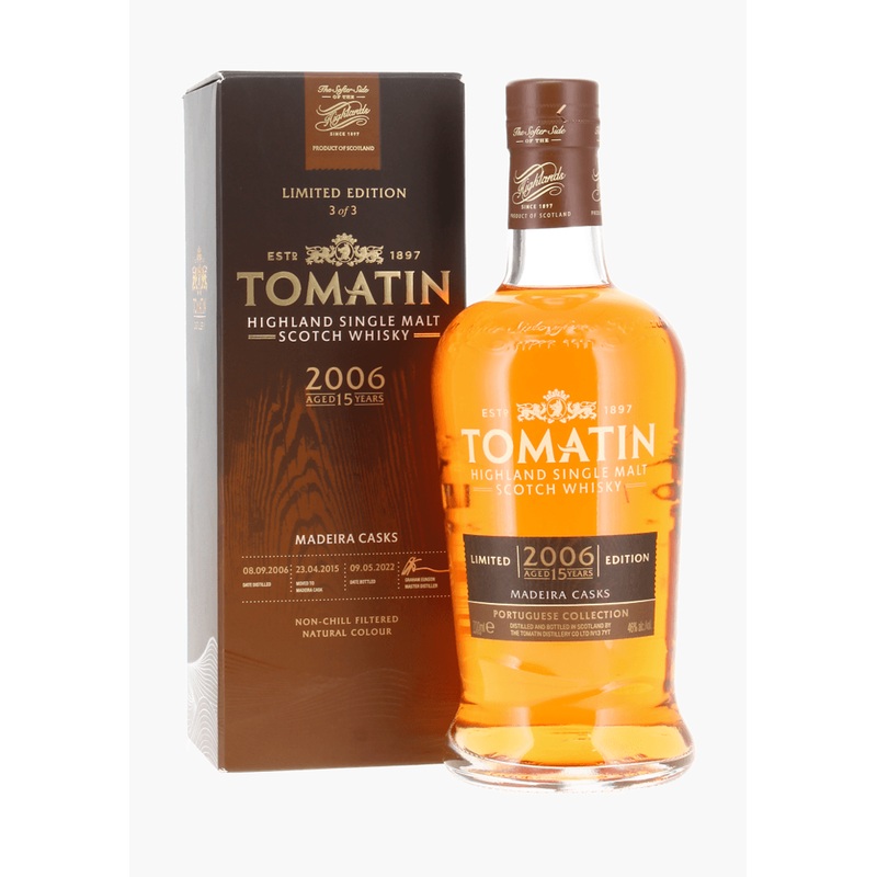 Tomatin 2006 ‘Portuguese Collection’ Madeira Cask 15 Year Old