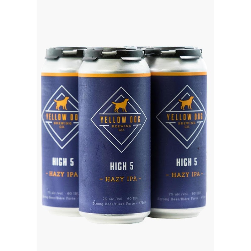 Yellow Dog High Five Hazy IPA – 4x473ML