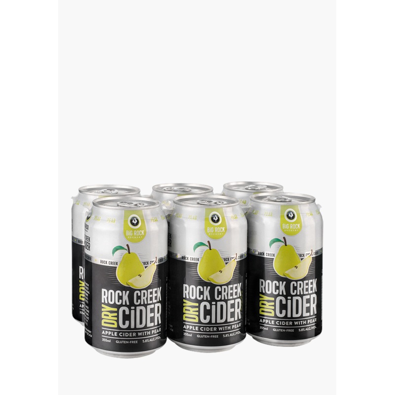 Big Rock ‘Rock Creek’ Pear Dry Cider – 6x355ML