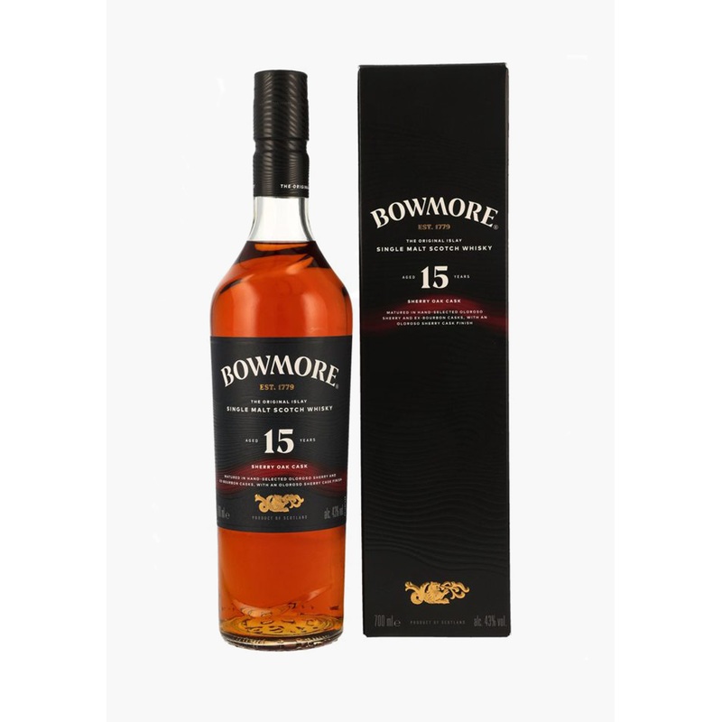 Bowmore 15 Year Old Islay Single Malt Sherry Oak Whisky