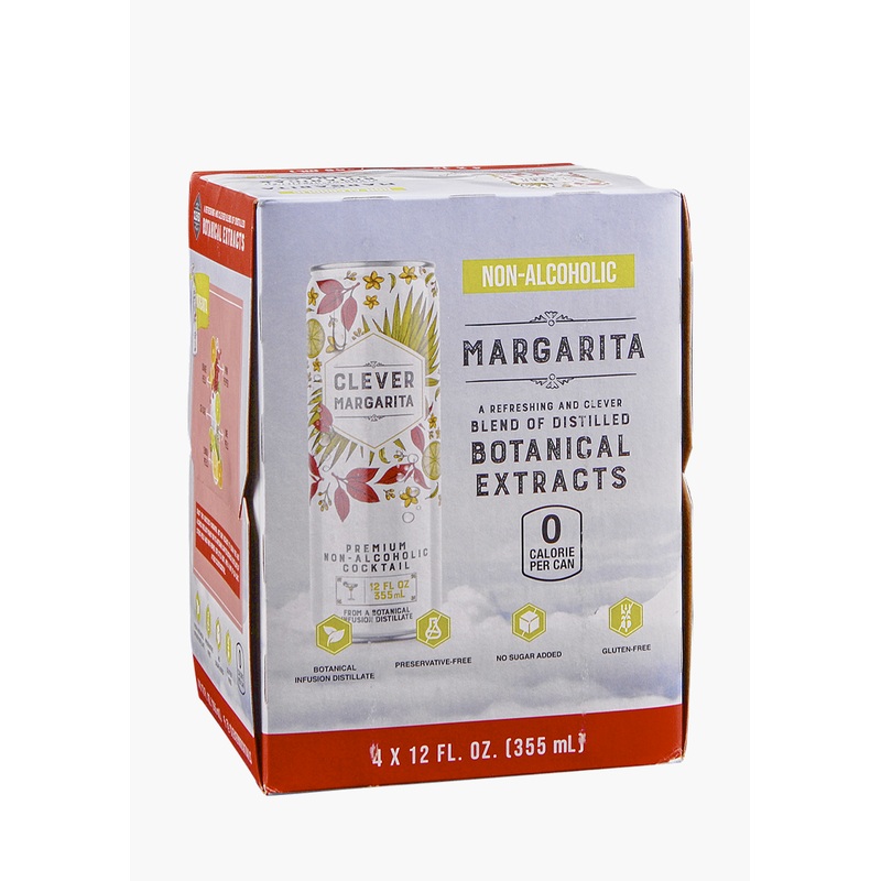Clever Margarita Premium Mocktail – 4x355ML