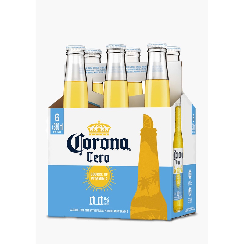 Corona Cero 0.0 – 6x330mL|Canada|6x330ML