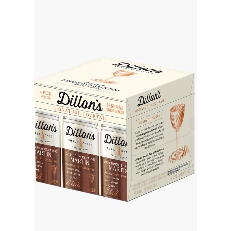 Dillon’s Espresso Martini – 4x222ML