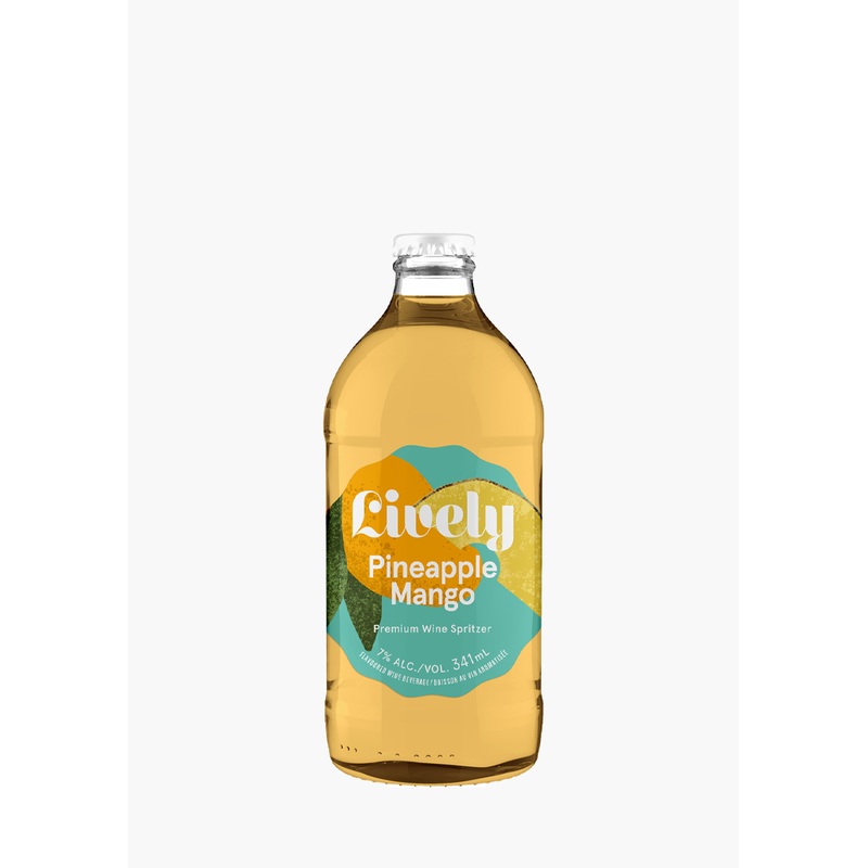 Lively Pineapple Mango – 341ml Bottle