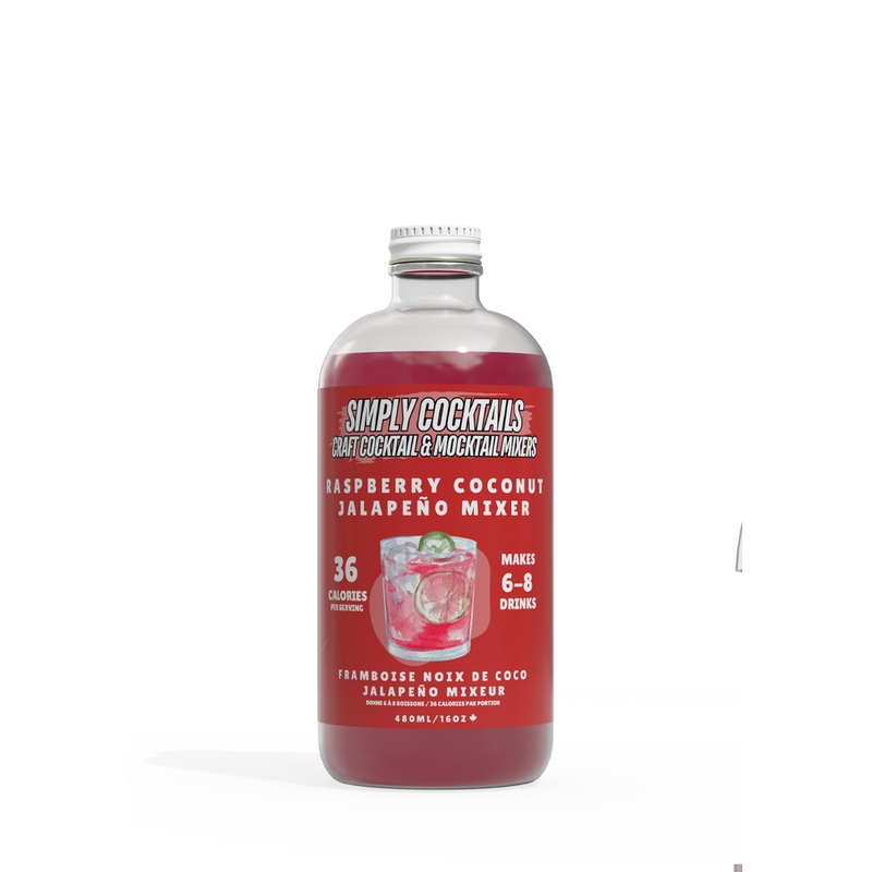 Simply Cocktail ‘Raspberry Coconut Jalapeno’ Mixer