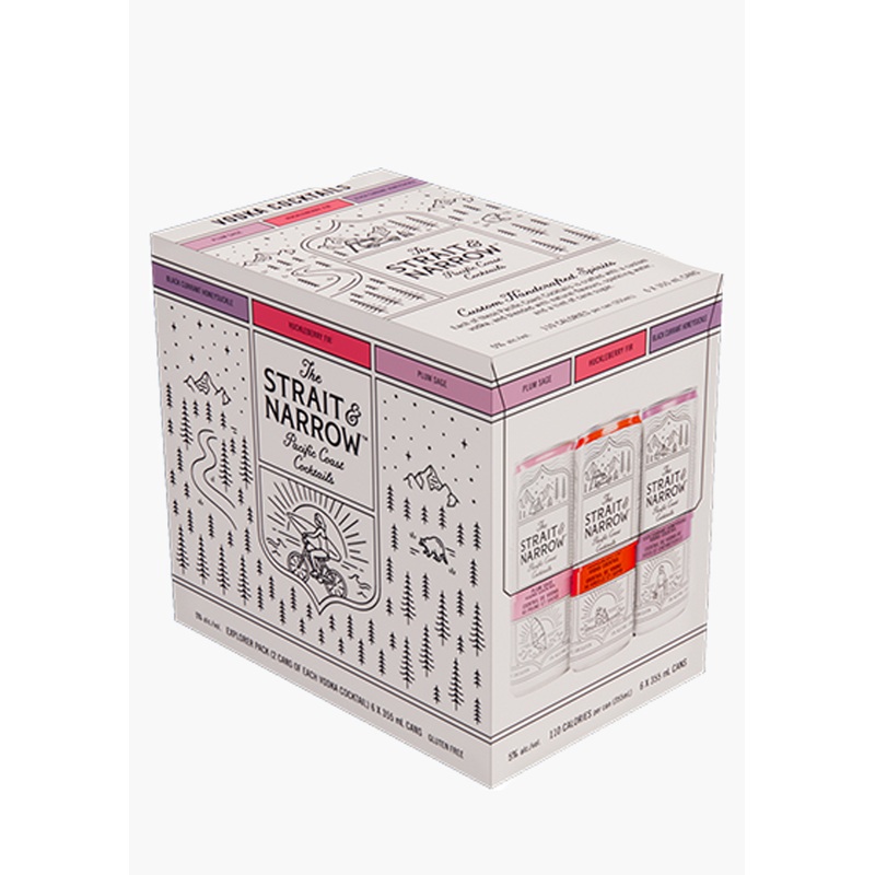 Strait & Narrow Explorer Vodka – 6x355ML