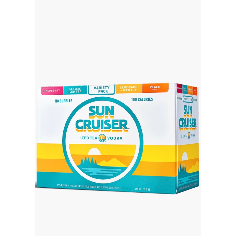 Sun Cruiser Iced Tea Vodka Variety Pack – 12x355ML