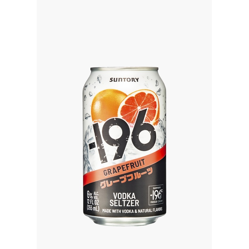 Suntory -196 Grapefruit Vodka Seltzer – 4x355ML