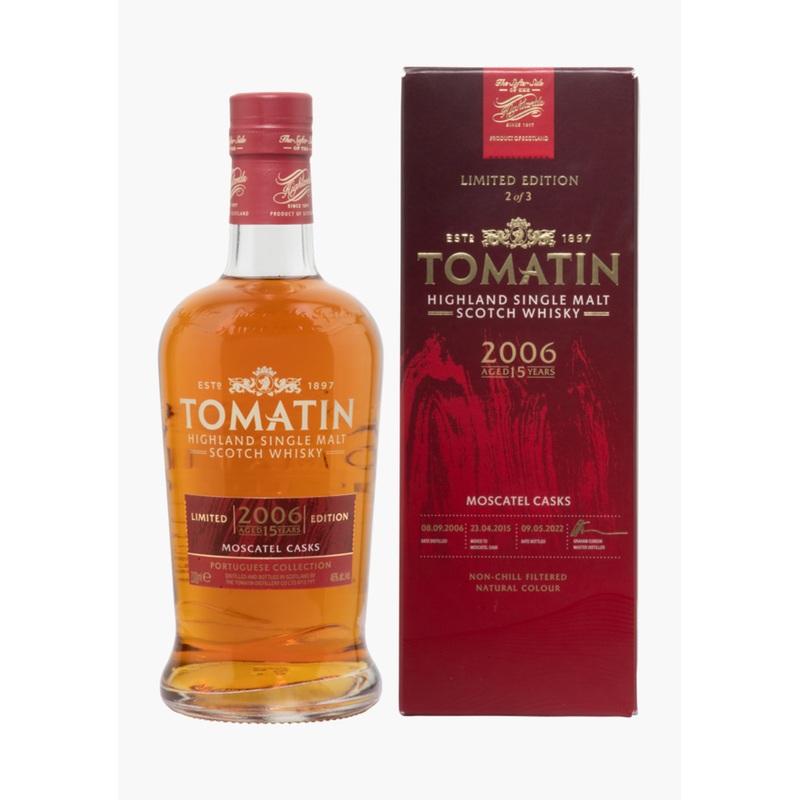 Tomatin 2006 ‘Moscatel Cask’ 15 Year Old Single Malt Whisky