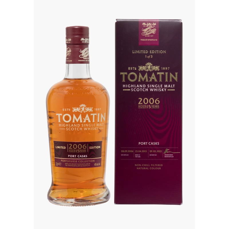 Tomatin 2006 Port Casks 15 Year Old Single Malt