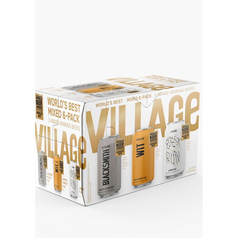 Village World’s Best Mixed Six Pack – 6x355ML