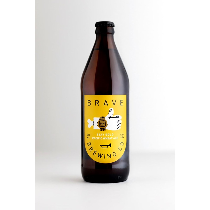 Brave Brewing Stay Gold Pacific Ale 500ml