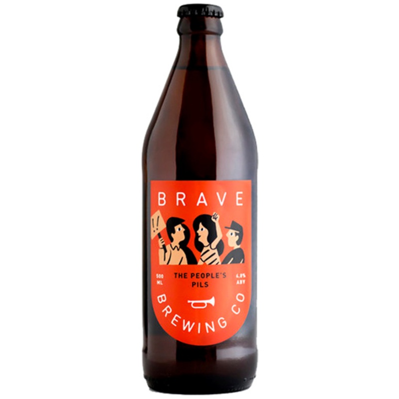 Brave Brewing The People’s Pils 500ml Bottle