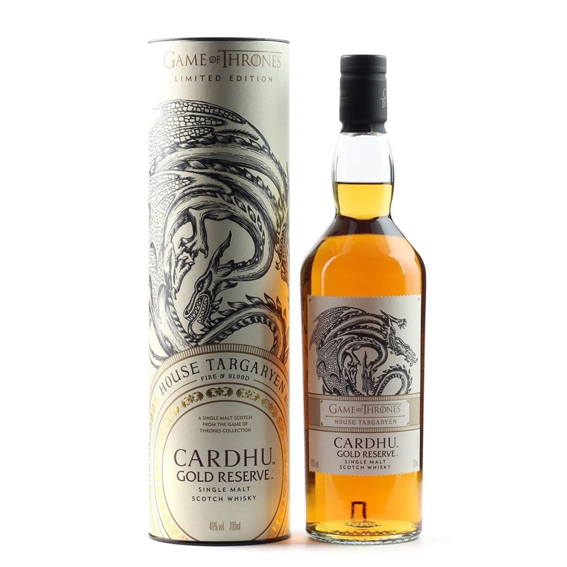 Cardhu Gold Res House Targaryen Game Of Thrones 40% 700 Ml