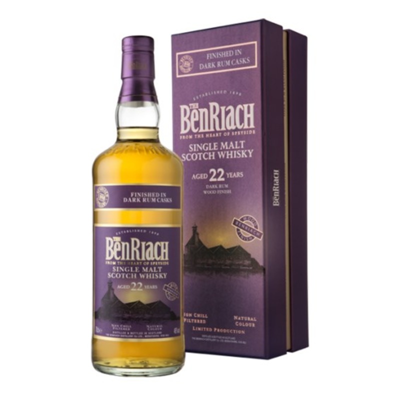 Benriach 22YO Dark Rum Wood Finish 46% 700ml