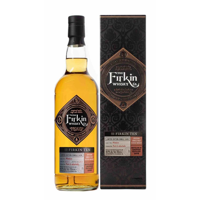 Firkin Whisky Co Ten Linkwood 2010 Madeira Cask 48.9% 700ml