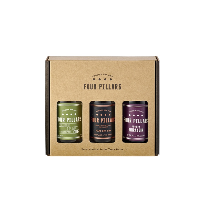 Four Pillars Gift Pack 3 X 200ml Gin