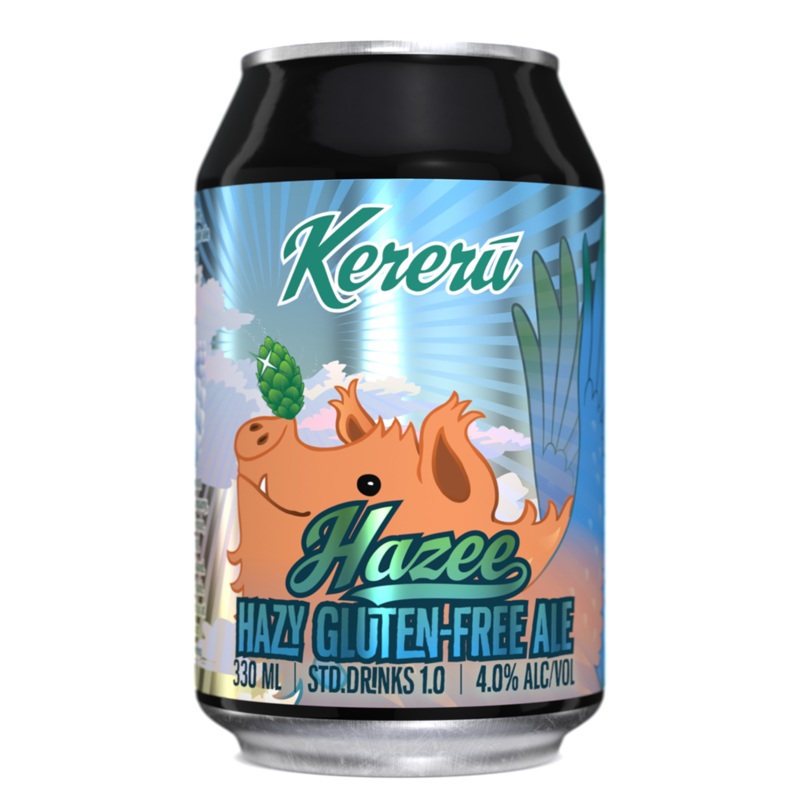 Kereru Hazee Hazy Gluten Free Pale Ale Can 330ml can