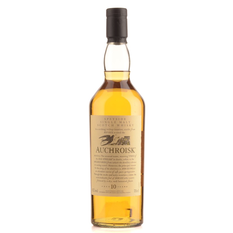 Auchroisk 10yo Flora & Fauna Series Single Malt Whisky 43% 700mL