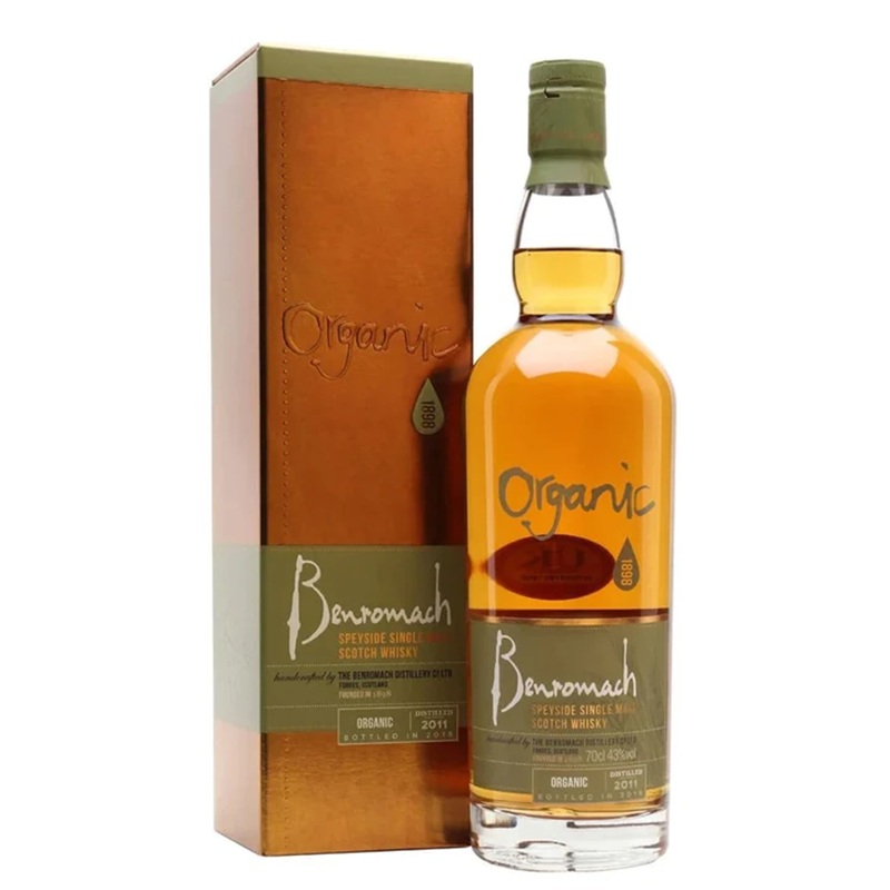 BENROMACH ORGANIC 2012/8YO SINGLE MALT 43% 700ML