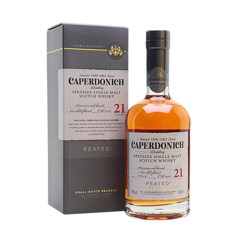 Caperdonich 21yo Peated Single Malt 48% 700mL
